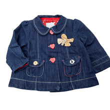 Load image into Gallery viewer, Girls Next, cotton lined denim jacket, GUC, size 1,  