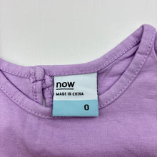 Load image into Gallery viewer, Girls Now, vintage cotton tee / top, GUC, size 0,  