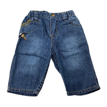 Load image into Gallery viewer, Boys Osh Kosh, vintage lightweight denim pants, elasticated, GUC, size 000,  