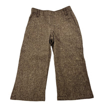 Load image into Gallery viewer, Girls Oobi, brown tweed pants, adjustable, side zip, Inside leg: 28.5cm, EUC, size 1,  