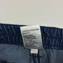 Load image into Gallery viewer, Girls Tiny Little Wonders, blue stretch denim jeans, elasticated, GUC, size 1,  