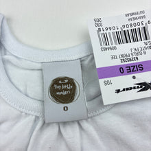 Load image into Gallery viewer, Girls Tiny Little Wonders, cotton Christmas tee / top, NEW, size 0,  