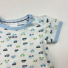 Load image into Gallery viewer, Boys Target, short sleeve bodysuit / romper, cars, GUC, size 000,  