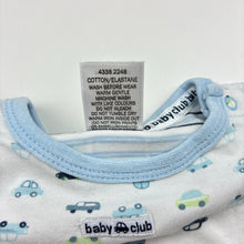 Load image into Gallery viewer, Boys Target, short sleeve bodysuit / romper, cars, GUC, size 000,  