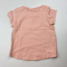 Load image into Gallery viewer, Girls Sprout, short sleeve t-shirt / top, glitter butterfly, GUC, size 000,  