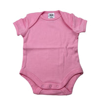 Load image into Gallery viewer, Girls Target, pink cotton bodysuit / romper, EUC, size 0000,  