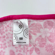 Load image into Gallery viewer, Girls Target, pink &amp; white cotton floral summer dress, GUC, size 00, L: 32cm