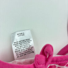 Load image into Gallery viewer, Girls Target, pink &amp; white cotton floral summer dress, GUC, size 00, L: 32cm