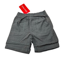 Load image into Gallery viewer, Boys Ollie's Place, grey lightweight cotton shorts, elasticated, NEW, size 00,  