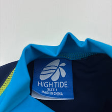 Load image into Gallery viewer, Boys High Tide, short sleeve rashie / swim top, shark, EUC, size 1,  