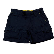 Load image into Gallery viewer, Boys Pumpkin Patch, navy cotton cargo shorts, adjustable, EUC, size 0,  