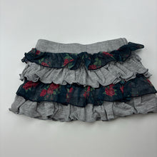 Load image into Gallery viewer, Girls Original Marines, soft stretchy tiered skirt, elasticated, GUC, size 12 months,  