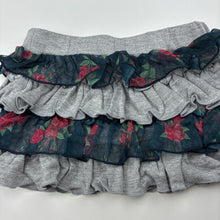 Load image into Gallery viewer, Girls Original Marines, soft stretchy tiered skirt, elasticated, GUC, size 12 months,  