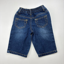 Load image into Gallery viewer, Girls Hundreds + Thousands, embroidered vintage denim jeans, elasticated, GUC, size 00,  