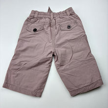 Load image into Gallery viewer, Girls Matalan, embroidered lined cotton pants, elasticated, GUC, size 00,  