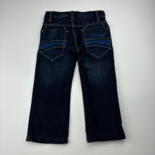 Load image into Gallery viewer, Boys Lupilu, dark denim jeans, adjustable, EUC, size 1-2,  