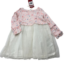 Load image into Gallery viewer, Girls Sprout, lightweight party dress, tulle skirt, NEW, size 0, L: 41cm
