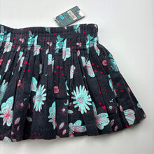 Load image into Gallery viewer, Girls Pumpkin Patch, cotton pleat corduroy skirt, adjustable, NEW, size 0,  