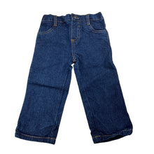 Load image into Gallery viewer, Boys blue, denim jeans, elasticated, Inside leg: 25cm, EUC, size 0-1,  