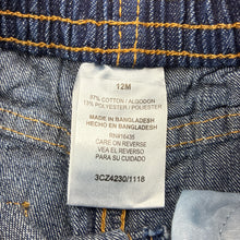Load image into Gallery viewer, Boys blue, denim jeans, elasticated, Inside leg: 25cm, EUC, size 0-1,  