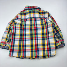 Load image into Gallery viewer, Boys Mother Care, checked cotton long sleeve shirt, GUC, size 2,  