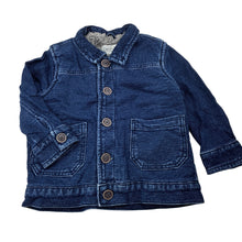 Load image into Gallery viewer, Boys Next, fleece lined knit denim jacket, GUC, size 1,  