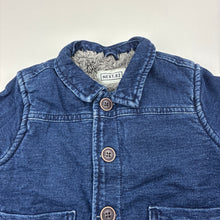 Load image into Gallery viewer, Boys Next, fleece lined knit denim jacket, GUC, size 1,  
