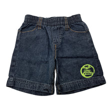 Load image into Gallery viewer, Boys Target, dark denim shorts, elasticated, GUC, size 00,  