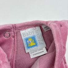 Load image into Gallery viewer, Girls Baby World, embroidered velour dress, GUC, size 000, L: 32cm