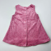 Load image into Gallery viewer, Girls Baby World, embroidered velour dress, GUC, size 000, L: 32cm