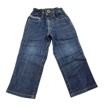 Load image into Gallery viewer, Boys Munster, dark stretch denim jeans, adjustable, Inside leg: 32.5cm, GUC, size 1,  