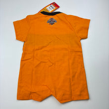 Load image into Gallery viewer, Unisex NRL Official, Wests Tigers cotton Christmas romper, NEW, size 00,  