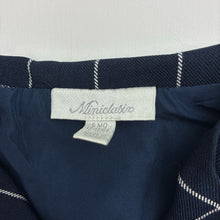 Load image into Gallery viewer, Boys Miniclasix, navy check waistcoat / vest, GUC, size 6 months,  