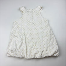 Load image into Gallery viewer, Girls Target, soft cotton bubble dress, stars, GUC, size 0, L: 37cm