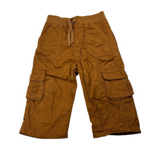 Load image into Gallery viewer, Boys M&amp;S, cotton lined cargo pants, elasticated, EUC, size 0,  