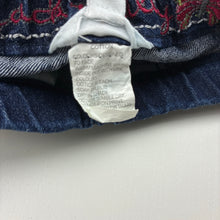 Load image into Gallery viewer, Girls Jack &amp; Milly, embroidered stretch denim pants, elasticated, GUC, size 0,  