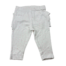 Load image into Gallery viewer, Girls Dymples, soft stretchy ruffle leggings / bottoms, EUC, size 000,  
