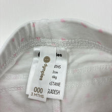 Load image into Gallery viewer, Girls Dymples, soft stretchy ruffle leggings / bottoms, EUC, size 000,  