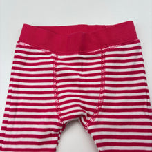 Load image into Gallery viewer, Girls Sprout, soft stretchy stripe leggings / bottoms, EUC, size 000,  