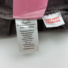 Load image into Gallery viewer, Girls Pumpkin Patch, velour pants / bottoms, elasticated, EUC, size 000,  