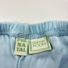 Load image into Gallery viewer, Unisex Prenatal, blue velour footed leggings / bottoms, GUC, size 000,  