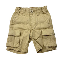 Load image into Gallery viewer, Boys Pumpkin Patch, thick cotton cargo shorts, adjustable, EUC, size 000,  