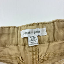 Load image into Gallery viewer, Boys Pumpkin Patch, thick cotton cargo shorts, adjustable, EUC, size 000,  