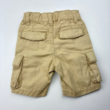 Load image into Gallery viewer, Boys Pumpkin Patch, thick cotton cargo shorts, adjustable, EUC, size 000,  