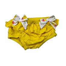 Load image into Gallery viewer, Girls Babies R Us, yellow cotton ruffle bloomers, EUC, size 00,  