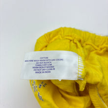Load image into Gallery viewer, Girls Babies R Us, yellow cotton ruffle bloomers, EUC, size 00,  