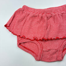 Load image into Gallery viewer, Girls Marquise, striped soft cotton nappy cover / bloomers, EUC, size 00,  