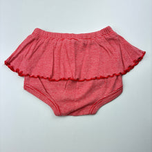 Load image into Gallery viewer, Girls Marquise, striped soft cotton nappy cover / bloomers, EUC, size 00,  
