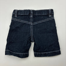 Load image into Gallery viewer, Boys Target, dark denim shorts, adjustable, GUC, size 00,  