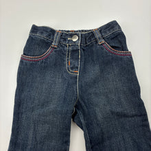 Load image into Gallery viewer, Girls Gymboree, dark denim jeans, elasticated, GUC, size 0,  